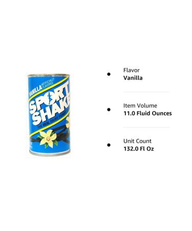 Sport Shake Vanilla Power Shake 11 oz (Pack of 12) - Buy Online on GoSupps.com
