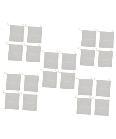 Baluue 20 Pcs Hair Dryer Storage Bag Travel Hair Dryer Bags Hairdryer Bag Cosmetics Bag Fabric Light Grey