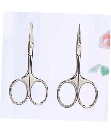 Balacoo 6 Pcs Eyelash & Hair Trimmer Set for Men - Safe Straight Tip Scissors for Eyebrows & Nose Hair - 9.2x4.5cm - Buy Online on GoSupps.com