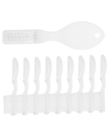 Gleavi 20th prison toothbrush extra clean toothbrush little toothbrush tiny toothbrush cleaning brush for teeth safety toothbrush white portable detergent travel nylon