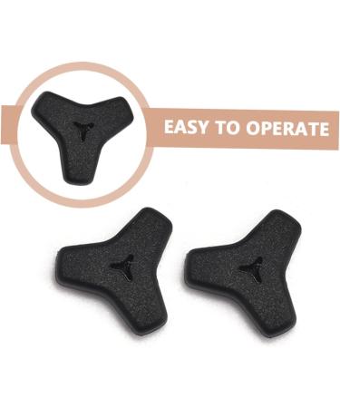 Doitool 100 Pairs Anti-Slip Glasses Covers - Silicone Ear Pads & Frame Hooks for Comfortable Wear | 1.5x1.5cm Squire Pebbles (Black 5pcs) - Buy Online on GoSupps.com
