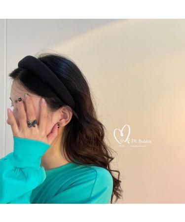 Soft Wide Headbands for Women - No Slip Fashion Hair Accessories in Black, Brown, and Khaki - Buy Online on GoSupps.com