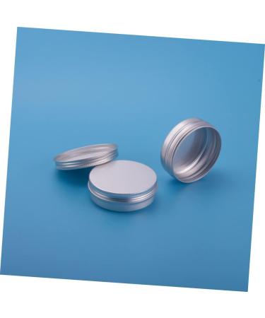 Box Round Candles Tin Containers with Lids Mini Candles Clear Tea Containers Storage Jars with Lids Toiletry Organizer Aluminum Wallet Tin Cans with Candy Coffee Grounds Travel - Buy Online on GoSupps.com