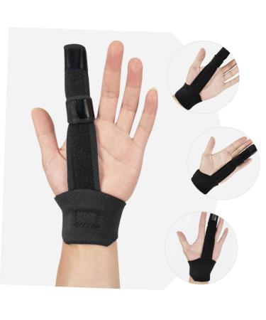 VANZACK Thumb Brace - Adjustable Hand Stabilizer & Mallet Straightener | Fitness Support 24.5x19.5cm Black - International Shipping Available - Buy Online on GoSupps.com