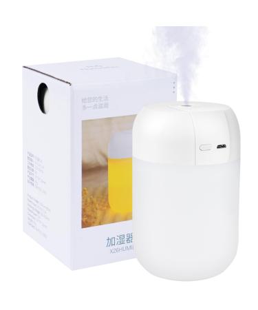 Vicloon Mini Air Humidifier USB humidifier 300ml with night light function H2O diffuse for the interior 2 spray modes humidifier mini quiet humidifier diffuser (white)