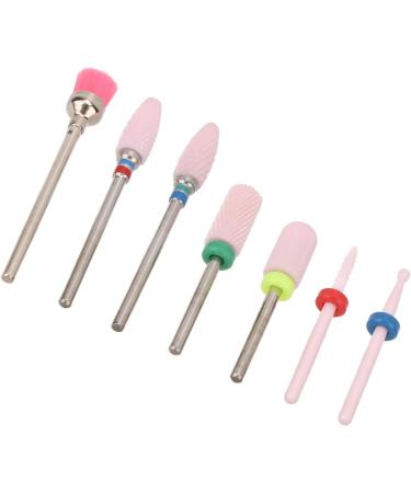 Portable Nail Drill Bits Set 7 Pieces Electric Nail File Nail Art Remover 3/32 Inch Acrylic Bits for Home Salon Use Convenient and Versatile Electric Manicure Pedicure Kit - Buy Online on GoSupps.com