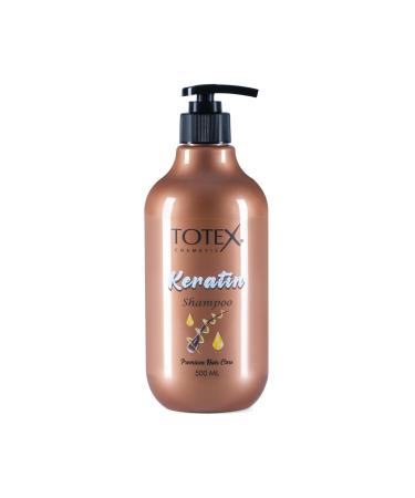 Totex TOTEX Premium Keratin Shampoo 500ml | Unisex Premium Hair Care Rapid Damage Repair