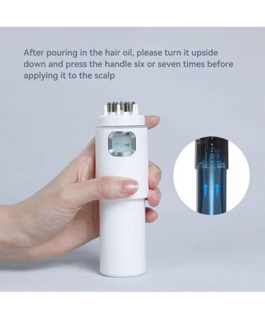 FLCIVSH 2-in-1 Head Massage Brush | Essential Oil & Serum Applicator for Hair Treatment & Growth - Buy Online on GoSupps.com