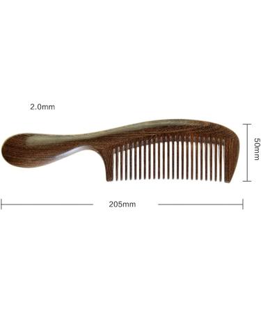 Comb Golden Silk Sandalwood Comb Large Thick-Handled Massage Comb Thick-Tooth Curling Comb Unisex wooden comb (Size : X-Small) - Buy Online on GoSupps.com