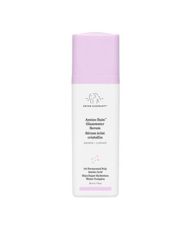 Drunk Elephant Amino Rain Glasswater Serum - 30 ml/1 fl oz - Clean Clinical Skincare - Cruelty-Free - Dermatologist-Tested - Free of Essential Oils Silicones and Fragrance