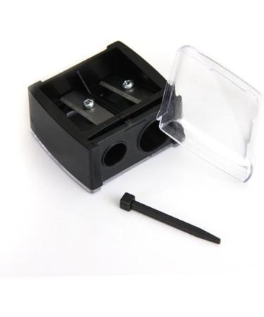 Pencil Sharpener Precision Cosmetic Pencil Sharpener for Eyebrow Eyeliner 2 Holes - Buy Online on GoSupps.com