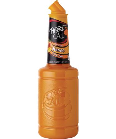 Finest Call Premium Mango Fruit Puree Drink Mix, 1 Liter Bottle (33.8 Fl Oz), Individually Boxed 33.8 Fl Oz (Pack of 1) - Buy Online on GoSupps.com