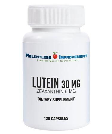Relentless Improvement Lutein Zeaxanthin Natural Source No Fillers 100% Pure Active Material