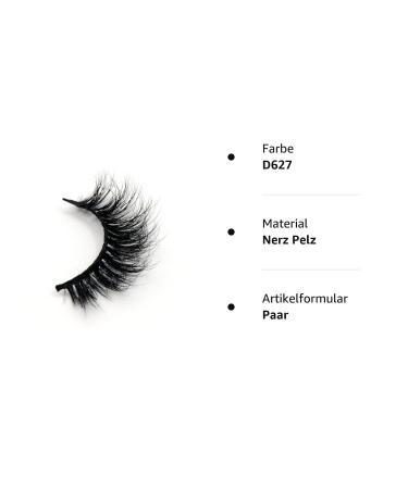 Buy Arison 3D Handmade Siberian Mink Eyelashes - Natural Look False Lashes (1 Pair) | International Shipping Available - Buy Online on GoSupps.com