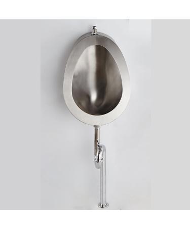 304 Stainless Steel Urinal Urinal Wall-Mounted Male Urinal Public Toilet Urinal Small Vertical Toilet Suitable for Home Hotel School