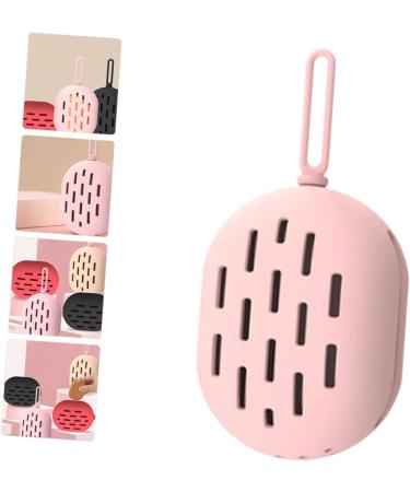 Didiseaon Beauty Powder Puff Beauty Sponge Holder Travel Powder Sponge Travel Cosmetic Bag Makeup Travel Containers Makeup Puff Holder Portable Cosmetic Box Make up Pink Silica Gel - Buy Online on GoSupps.com