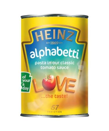 HEINZ Heinz Alphabetti Spaghetti 6 x 400 g
