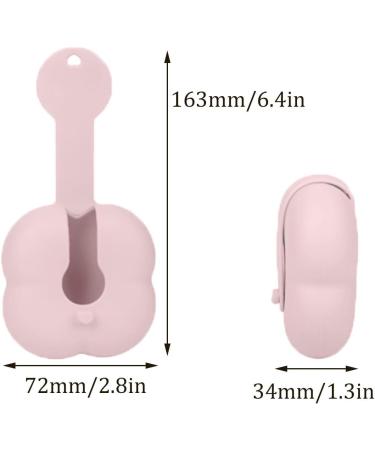 Cotton Pad Container Powder Puff Silicone Container Storage Box Soft Non Stick with Buckle for Cotton Pad Powder Puff Jewelry Earring Khaki - Buy Online on GoSupps.com