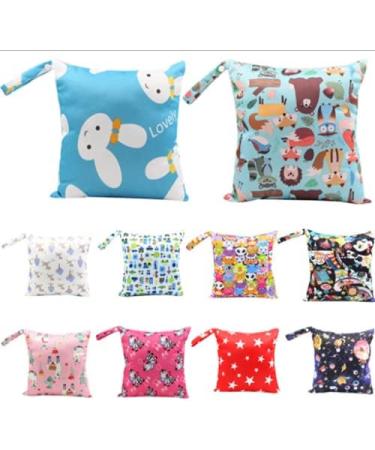 Baby Diaper Bag Wet Dry Bag | Nappy Organizer Bag | Waterproof Zipper Bag | Washable & Reusable Cloth Wet Bag | Color 8 M - Buy Online on GoSupps.com