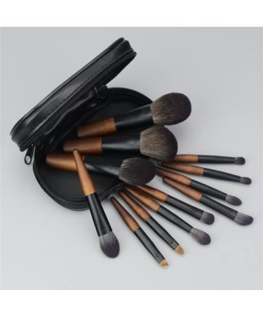 Buy Mini Portable 12-Piece Makeup Brush Set - Loose Powder & Eyeshadow Brushes | Beauty Tools for Flawless Application | International Shipping Available - Buy Online on GoSupps.com