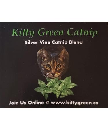 Catnip with Silvervine by Kitty Green Grown in North America - 1 Full OZ in a Resealable Zipper Bag. | Cat Nip | Cat Supplies | - Buy Online on GoSupps.com