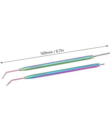 2 Pack Stainless Steel Eyelash Separator Tools - Double-Headed Lash Separation Rod with Comb for Perfect Eyelashes - Buy Online on GoSupps.com