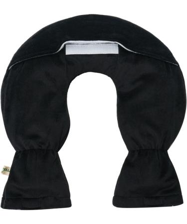 Premium Neck Hot Water Bottle - High-Quality PVC with Supersoft Korean Fleece Cover & Velcro Fastener - BS1970:2012 Certified (Black) - Buy Online on GoSupps.com