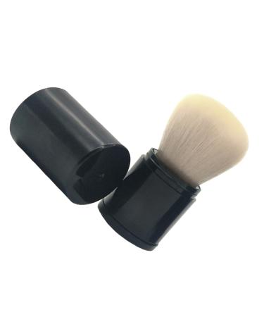 minkissy Face Powder Brush Big Powder Brush Powder Foundation Brush Cosmetics Blush Brush Setting Powder Brush Bronzer Powder Blending Brush Powder Mineral Brush Highlight Miss Flour 10x3.5cm Black