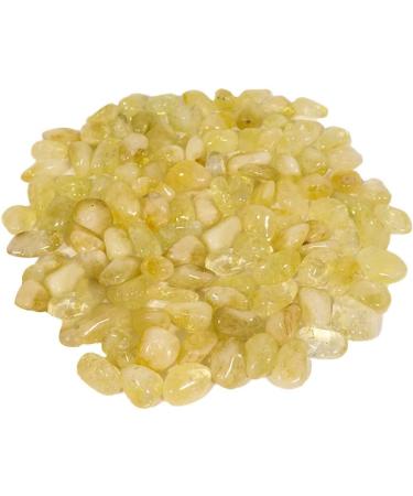 Crystal Hideaway Citrine Polished Stones Natural Tumbled Crystal for Solar Plexus Chakra Balancing Reiki Healing Tumbling Cabbing Decor lb