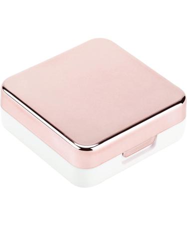 Akozon Lens Kutusu - Cute Pink Contact Lens Container Set with Mirror | Soft Travel Eye Care Storage Box - Buy Online on GoSupps.com