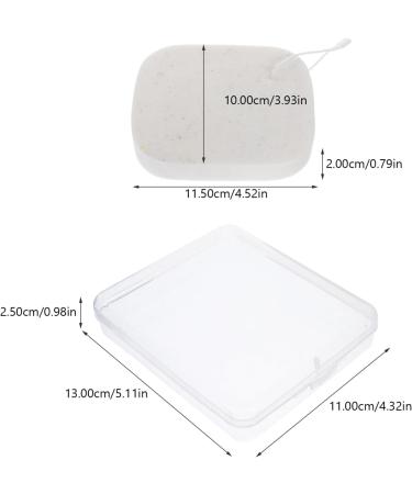 Healeved Facial Sponges with Box 1 Set Washing Sponges Reusable Cosmetic Spa Sponge for Facial Cleansing Exfoliating Makeup Removal - Buy Online on GoSupps.com