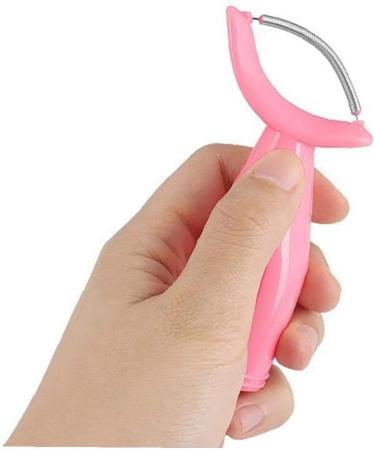 Facial Hair Remover Spring Threading Wand - Ergonomic Handle Epilator in Pink - Buy Online on GoSupps.com