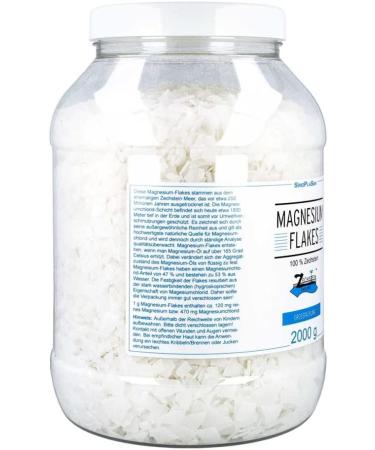 Buy 100% Zechstein Magnesium Flakes 2000g | Premium Bath Soak for International Shipping - Buy Online on GoSupps.com