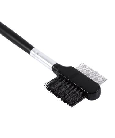 Buy 2 in 1 Multifunctional Eyebrow and Eyelash Brush Comb | Double Head Metal Steel Makeup Tool for Perfect Eyebrows - International Shipping Available - Buy Online on GoSupps.com
