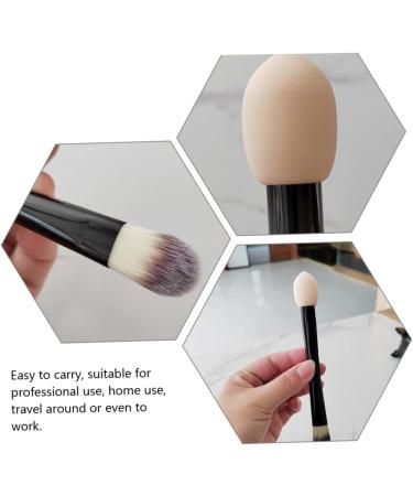Didiseaon Double-ended Makeup Brush Foundation Brush Highlighter Makeup Brush Women s Suits Makeup Blending Eyebrow Brush Liquid Foundation Double Head Plastic Highlight Brush Miss - Buy Online on GoSupps.com
