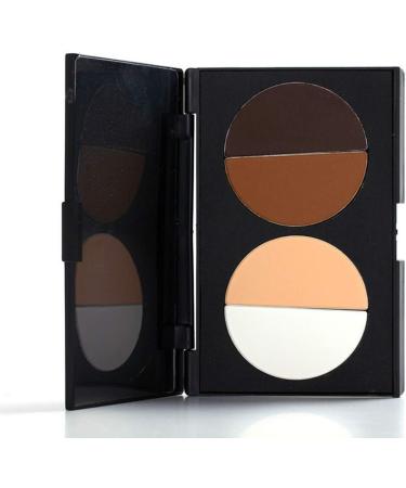 Contour Palette Powder Illuminator Shimmer Highlighter Pressed Highlight Oil Control Concealer Cosmetic Makeup - Buy Online on GoSupps.com