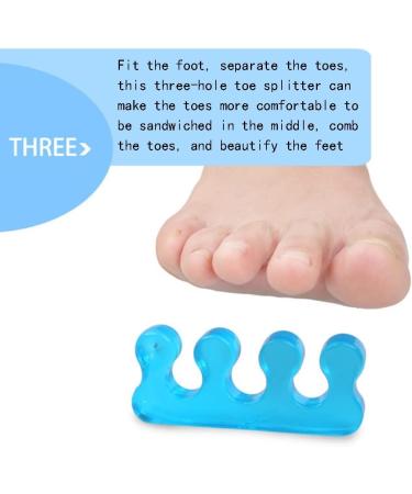 Gel Toe Separators & Tensioners for Overlapping Toes | Foot Pain Relief & Natural Alignment | 5-Pack - Buy Online on GoSupps.com
