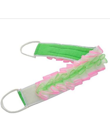 Flower Back Strap Towel - Soft Exfoliating Shower Sponge with Long Handle for Bath & Body Care | Ideal for All Skin Types - Buy Online on GoSupps.com