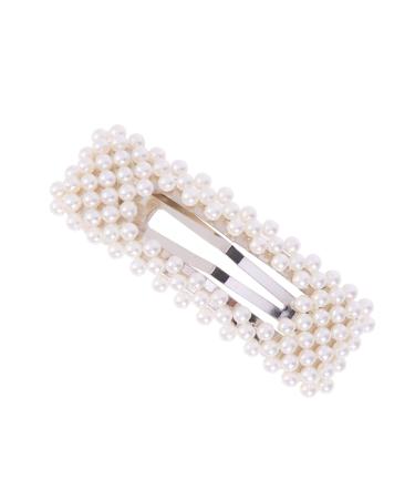 FRCOLOR Pearl Hair Pin Barrettes for Women Hair Claw Clips for Women Pearl Hair Clip Goody Hair Clips for Women Womens Barrettes for Hair Bobby Pin Bang Clip Miss Side Clip