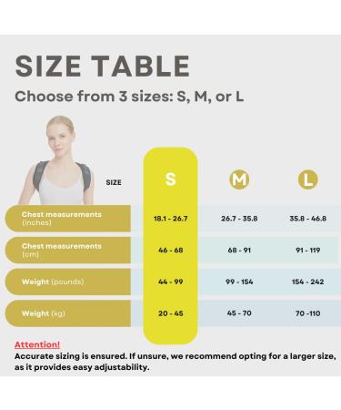 Posture Corrector for Men & Women | Adjustable Back Straightener & Support Brace for Upper Back & Shoulders - Breathable & Discreet (Small - Buy Online on GoSupps.com