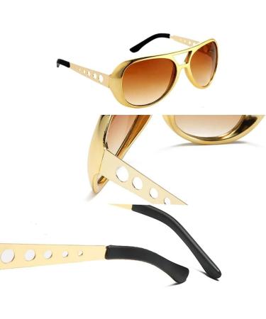 Hippie Costume Set Funky Afro Wig Sunglasses Necklace for 50/60/70s Theme Party Hip Hop Rapper Accessories style1 - Buy Online on GoSupps.com