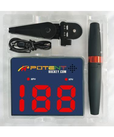 Potent Hockey Training Speed Radar Gun 2.0 with App Support - Measure Shot Speed for Hockey, Baseball, Tennis, Golf - iOS Compatible - Buy Online on GoSupps.com