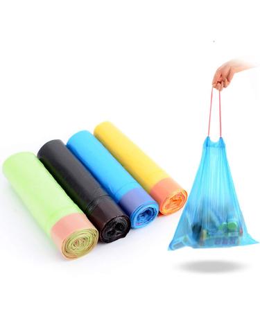 Small Trash Bags Garbage Bags Wastebasket Trash Can Liners for Home Kitchen and Office Fit Home Waste Bin Bathroom