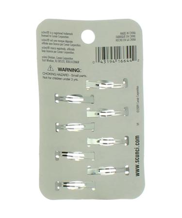 Scunci Effortless Beauty Snap Hair Clips - Black & Brown, 8 Pack | Stylish Hair Accessories - Buy Online on GoSupps.com