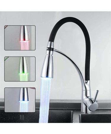 Shop Handmade Full Copper LED Kitchen Sink - Hot & Cold Single Lever - Premium Bathroom & Kitchen Solution - Buy Online on GoSupps.com