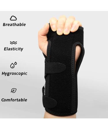 IEKEODI Adjustable Wrist Brace for Carpal Tunnel Relief | Night Support for Arthritis Tendonitis & Sports Injuries | Black - Buy Online on GoSupps.com