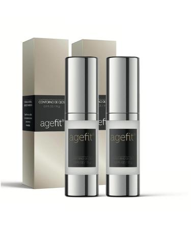 AGEFIT anti -aging serum facial care Eye cream for reducing wrinkles - set of 2x 15 ml - mitigates wrinkles more tightness moisturizing - skin care for women and men