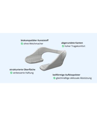 Buy Snorflex Rehasplint CMD - Immediate Splint for Jaw Relaxation 3 Hardness Levels Made in Germany - Buy Online on GoSupps.com