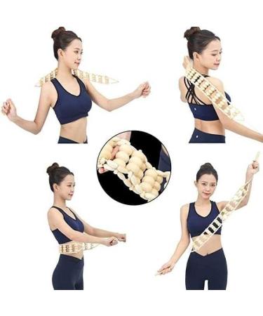 Premium 5-Part Wooden Massage Tool Set | Full Body Contour Anti-Cellulite & Lymphatic Drainage Rollers for Pain Relief - Buy Online on GoSupps.com