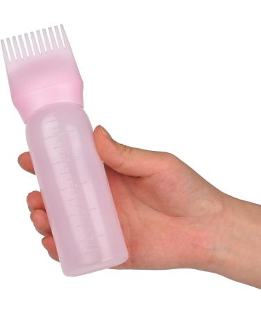 UNVOJL Hair Dye Brush Bottle Hair Root Comb Applicator Bottles Hair Dye Tools Applicator Brush BottlesÂ for Salon (Pink) - Buy Online on GoSupps.com